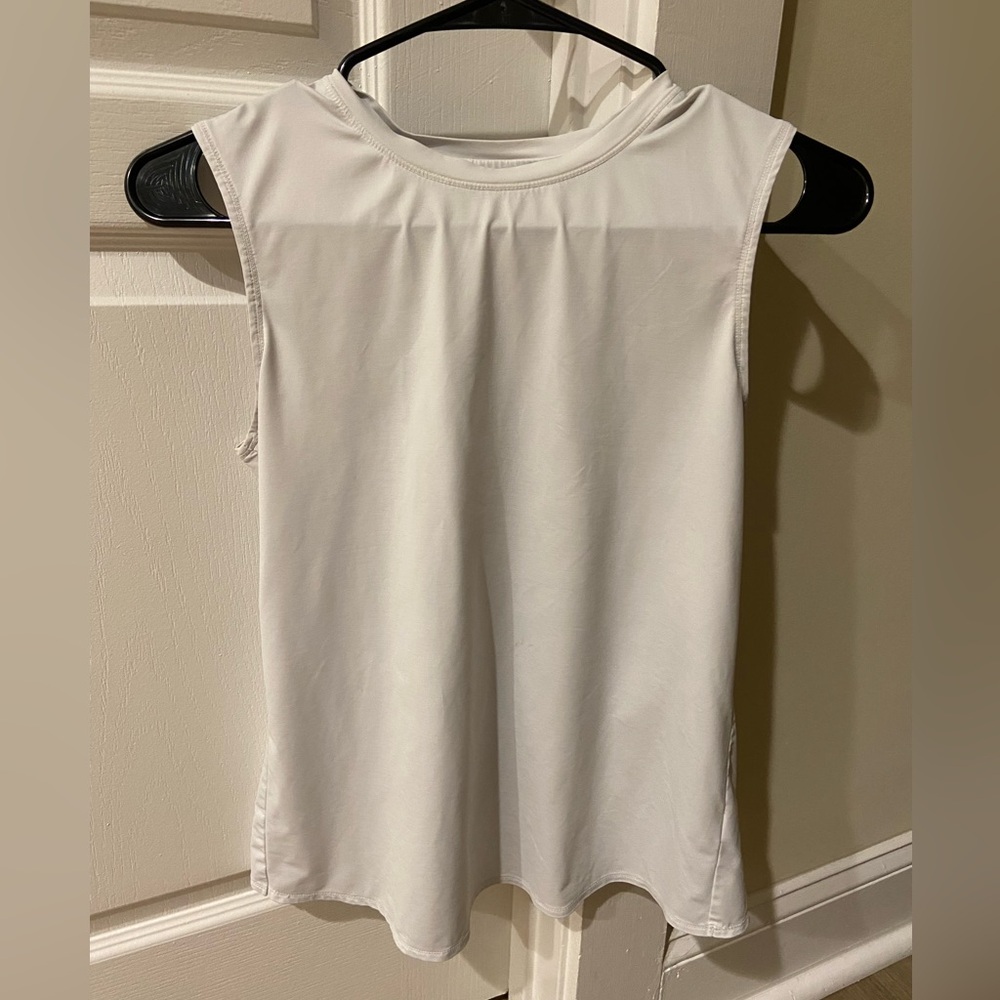 Athleta tank top with split down back